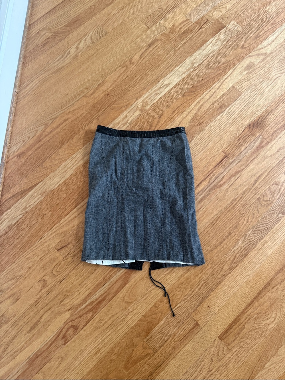 Y2k vintage Bebe lace up sexy office skirt pencil skirt size 6